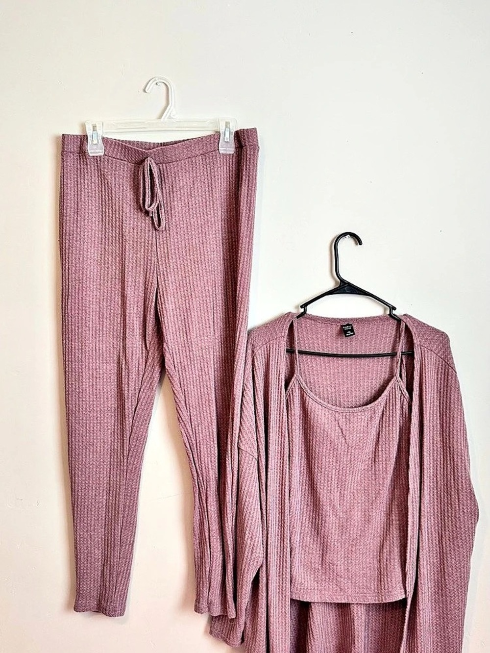 EMERY ROSE Pink Knit 4-Piece Lounge Set Size 1XL Like New